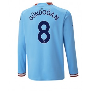 Manchester City Ilkay Gundogan #8 Hjemmedrakt 2022-23 Langermet